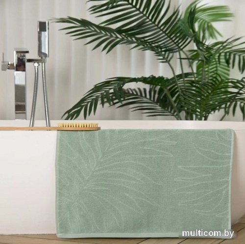 Полотенце Belezza Flora 50x80 6188087 (светло-зеленый/зеленый)