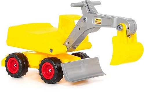 Игрушечный транспорт Полесье Мега-экскаватор колесный 66220