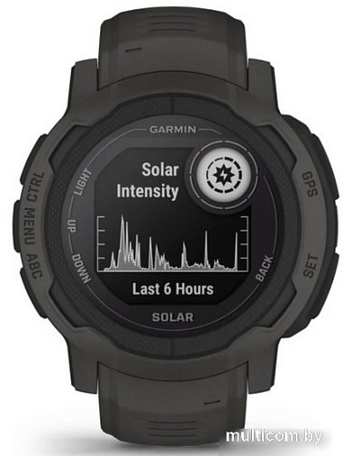 Умные часы Garmin Instinct 2 Solar (черный)