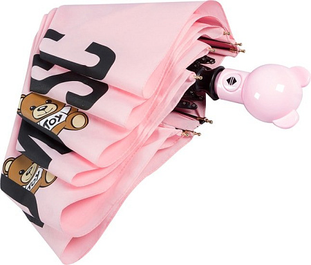 Зонт Moschino 8068-OCN Bear in the Logo Pink