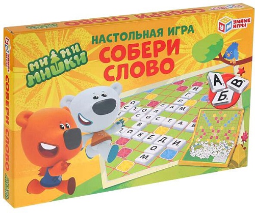 Детская настольная игра Умные игры Словодел. Собери слово. Ми-ми-мишки 4690590193860