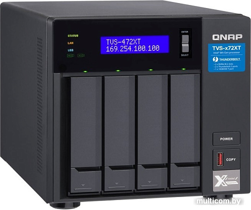 Сетевой накопитель QNAP TVS-472XT-PT-4G