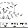 Варочная панель Weissgauff HI 430 BA Cross