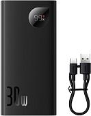 Внешний аккумулятор Baseus Adaman2 Digital Display Fast Charge Power Bank 10000mAh 30W (черный)