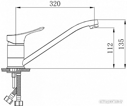 Смеситель РМС SL120-004-25