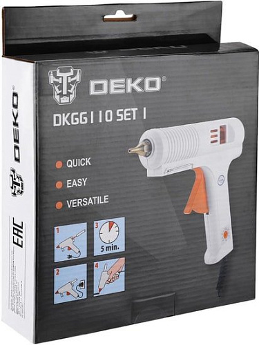 Термоклеевой пистолет Deko DKGG110 Set 1