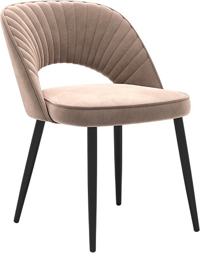 Стул Памир Новара F08 (бежевый/черная опора)