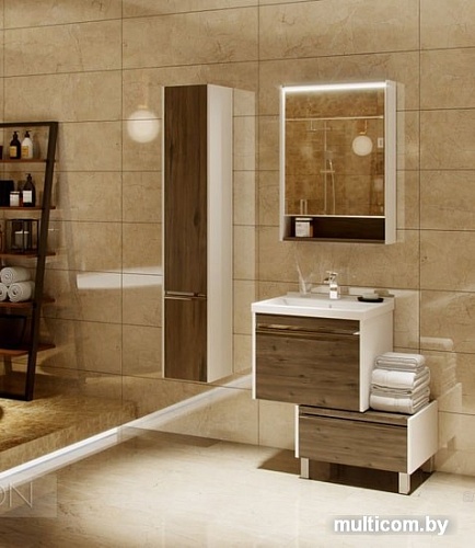 Акватон Шкаф-пенал Капри 30 1A230503KPDBL (левый, таксония)