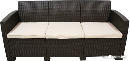 Садовый диван Sundays SF2-3 (коричневый/бежевый)