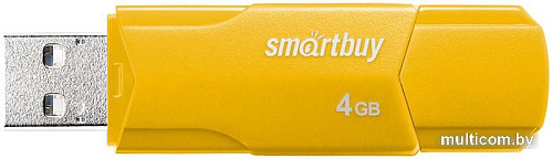 USB Flash SmartBuy Clue 4GB (желтый)