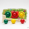 Молоточек WoodLand Toys Фрукты 3 отверстия 115209