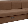 Сириус Лидер-13 с оттоманкой ППУ 330x165 (Eva 03 велюр коричневый)