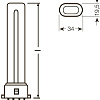 Люминесцентная лампа Osram Dulux S/E 2G7 11 Вт 4000 К