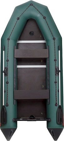 Моторно-гребная лодка Leader Boats Тайга-340 киль 0062872 (зеленый)