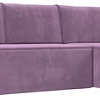 Угловой диван Mebelico Куба угловой 108656 (правый, БНП, микровельвет, сиреневый)