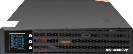 Источник бесперебойного питания ExeGate SinePower UHB-3000.LCD.AVR.C13.RJ.USB.2U