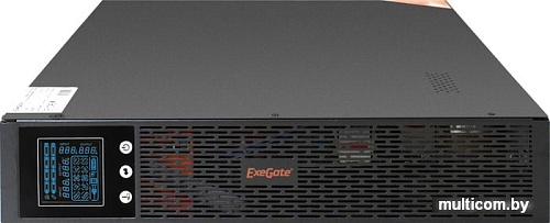 Источник бесперебойного питания ExeGate SinePower UHB-3000.LCD.AVR.C13.RJ.USB.2U
