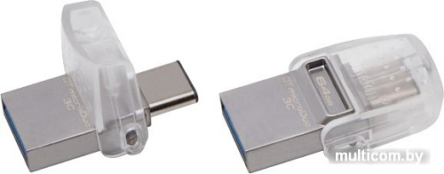 USB Flash Kingston DataTraveler microDuo 3C 64GB (DTDUO3C/64GB)