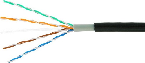 Кабель Cablexpert UPC-5051E-4-CU-OUT (305 м, черный)