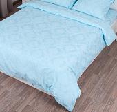 Постельное белье Миланика Аквамарин 175x217 (поплин-жаккард)