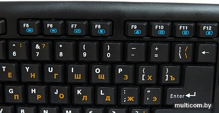 Клавиатура Dialog KM-025U Black-Blue