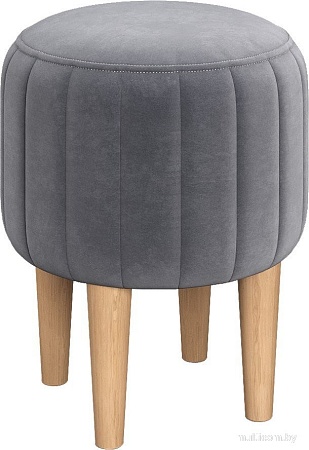 Пуфик Mio Tesoro Амма круглый (серый №32)