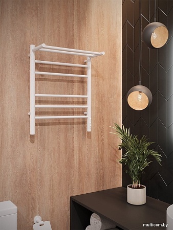 Полотенцесушитель TERMINUS Аврора П6 450x600 (с полкой, quick touch, КС 9003)