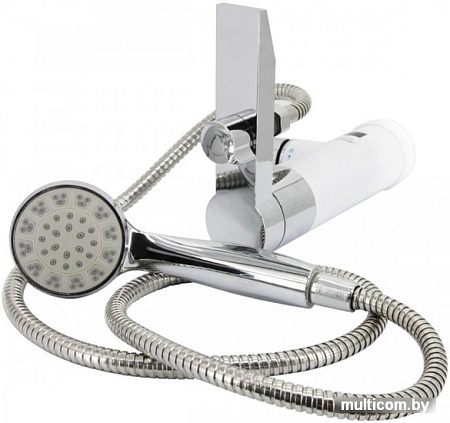 Проточный электрический водонагреватель кран+душ Atlanta ATH-7431 (белый)