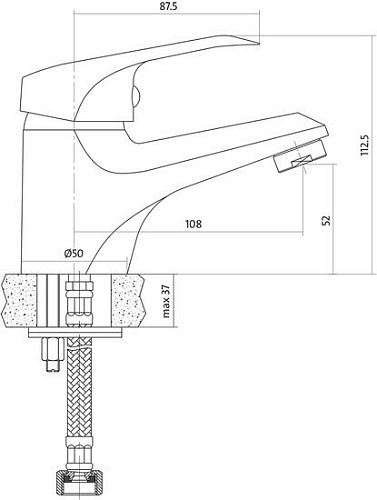 Смеситель Cersanit Amet S951-041