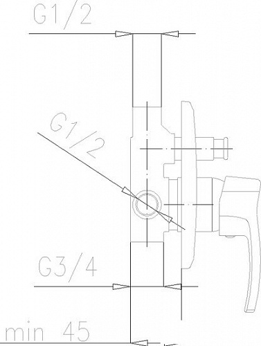 Смеситель Armatura Kwarc 4209-610-00