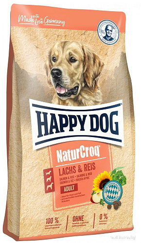 Сухой корм для собак Happy Dog NaturCroq Lachs & Reis 11 кг