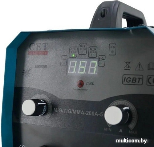 Сварочный инвертор CET MIG/TIG/MMA-200A-5