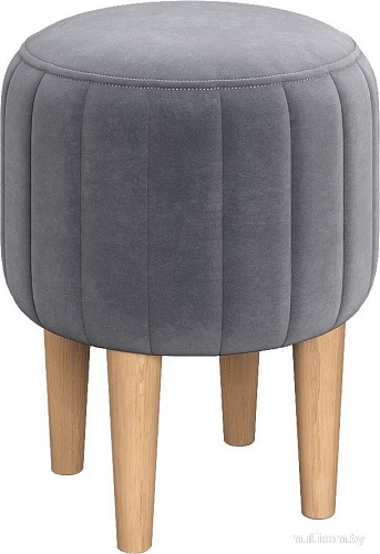 Пуфик Mio Tesoro Амма круглый (серый №32)