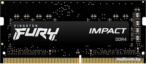 Оперативная память Kingston FURY Impact 2x8GB DDR4 SODIMM PC4-25600 KF432S20IBK2/16