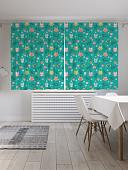 Комплект штор JoyArty Рождественские совы Oxford DeLux 1.45x1.8 м pox_380803 (2 шт)