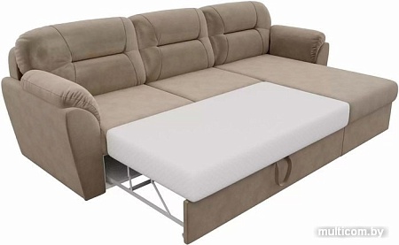 Угловой диван Лига диванов Бостон 100536 (коричневый)