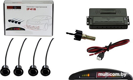 Парковочный радар Interpower IP-416 (черный)