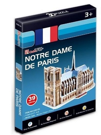 3Д-пазл CubicFun Нотр-Дам-де-Пари S3012h