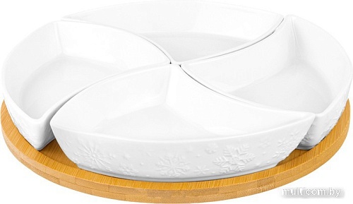 Менажница Elan Gallery Снежинки 540560