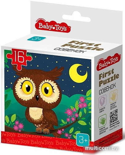 Мозаика/пазл Baby Toys First puzzle Совенок 04293