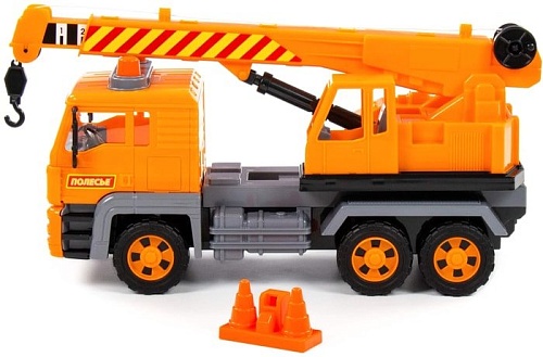 Автомобиль с краном Полесье Алмаз автомобиль-кран инерционный 86716
