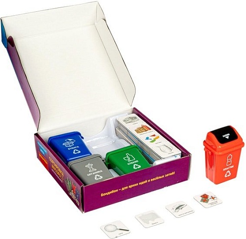 Развивающая игра Bondibon Сортировка мусора 2 ВВ4472