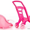 Коляска для кукол Полесье Pink Line 2х1 44525
