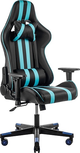 Игровое (геймерское) кресло Mio Tesoro Control 8051 (черный/синий)