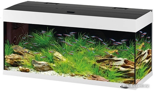 Аквариум Ferplast Dubai 100 led 240 л (белый)