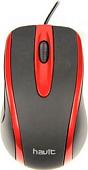 Мышь Havit HV-MS753 (черный/красный)