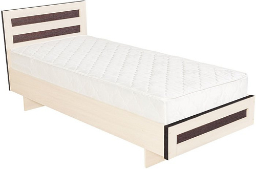 Кровать Mio Tesoro М2 КР-017.11.02-01 70x186 с матрасом Letto (дуб девон)