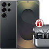 Смартфон Samsung Galaxy S25 Ultra SM-S938B 12GB/512GB (черный титан) и наушники Samsung Galaxy Buds 3 Pro по акции