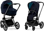 Универсальная коляска Cybex Priam IV (2 в 1, midnight blue/matt black)