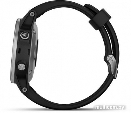 Умные часы Garmin Fenix 5S Plus (серебристый/черный)